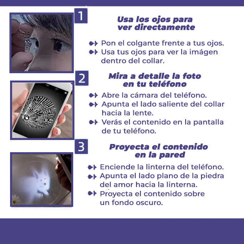 Collar Proyector de Fotos – Tus Recuerdos en Luz